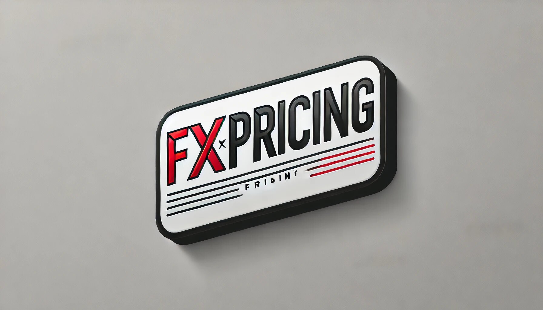 DALL·E 2024-08-27 16.32.26 - A clean and professional image with a white background and the company name 'fxpricing' written in bold, modern, and clear font. The design should hav