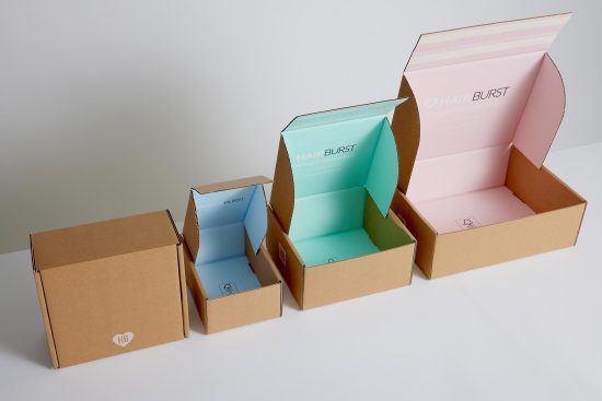 Custom printed e-commerce boxes wholesale