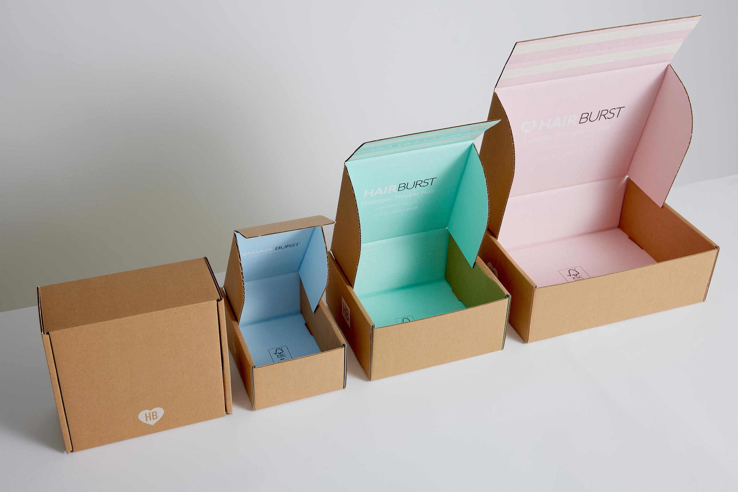 Custom printed e-commerce boxes wholesale