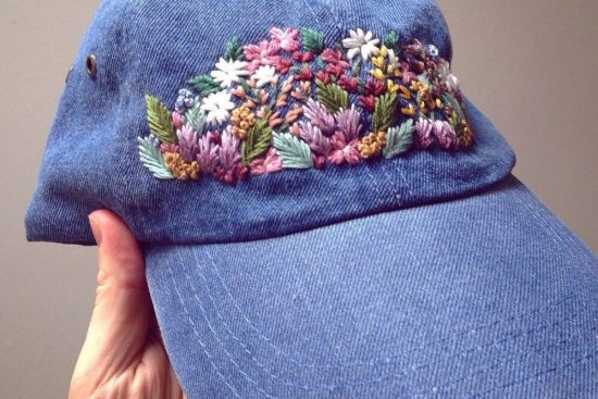 hat embroidery