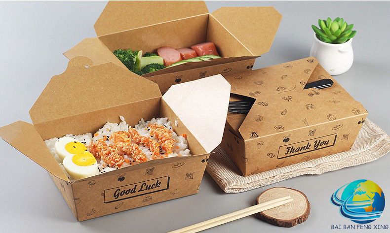 100pcs-green-kraft-paper-disposable-takeaway (1)