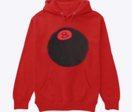 8-BALL-FADE-RED-HOODIE