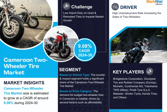 Cameroon Two-Wheeler Tire Market Research Report Forecast (2024-2030)