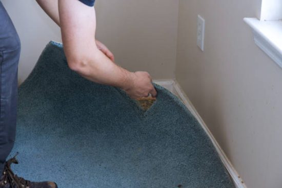 Carpet pads removal service