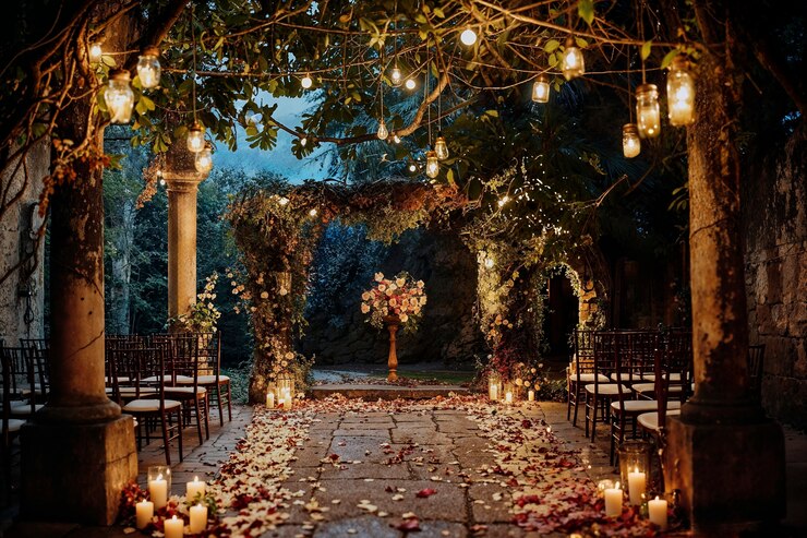 Creative Backdrop Ideas for Wedding Reception Decorations