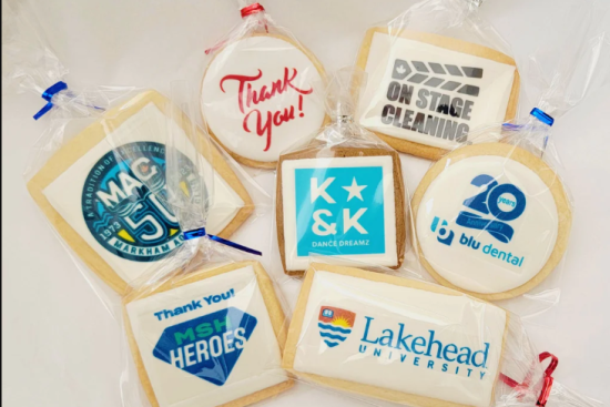 Custom Logo Cookies