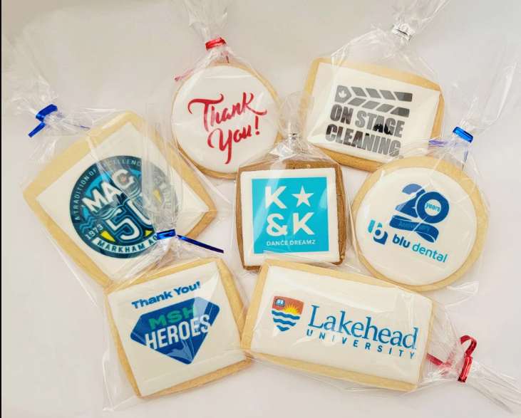 Custom Logo Cookies