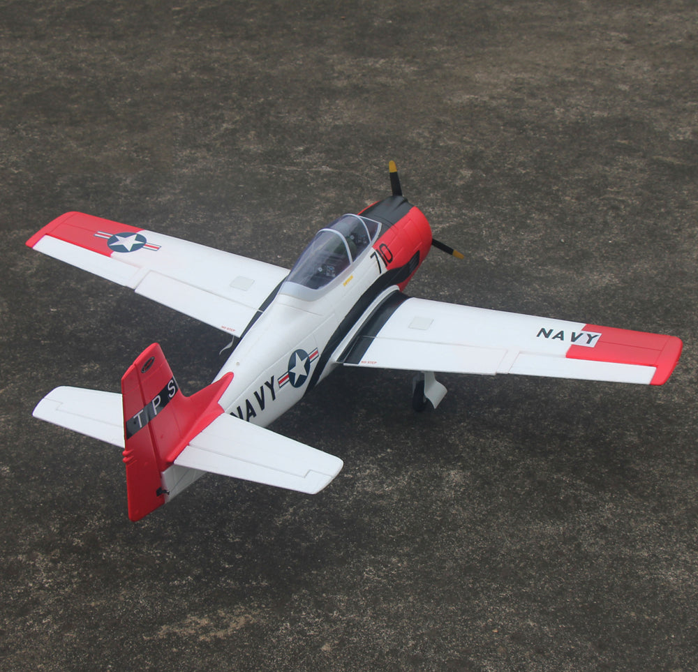 Dynam-T-28-Trojan-V2-Red-4S-Radio-Controlled-Warbird-Airplane-1300mm-Wingspan-Flaps-PNP-BNF-RTF-8C-DY8940RD_27