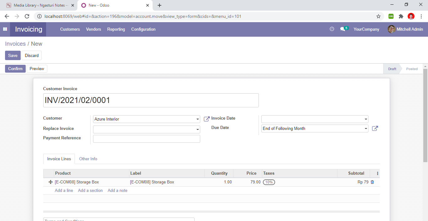 How to Generate an Automatic Invoice for a Sales Order in Odoo 18