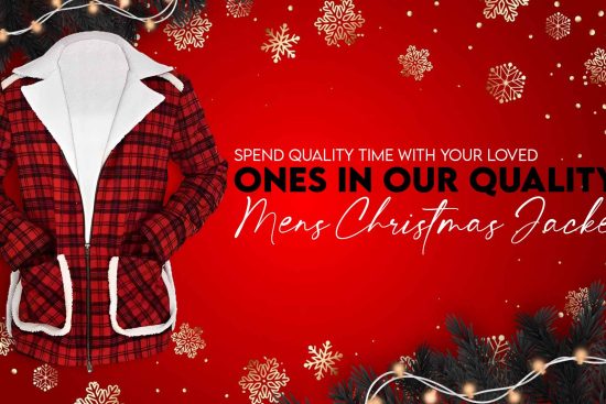 Spend Quality Time With Your Loved Ones In Our Quality Mens Christmas Jacket