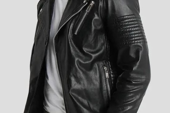 Wesley Black Quilted Lambskin Leather Jacket - NYC Leather Jackets' Ultimate Style Statement