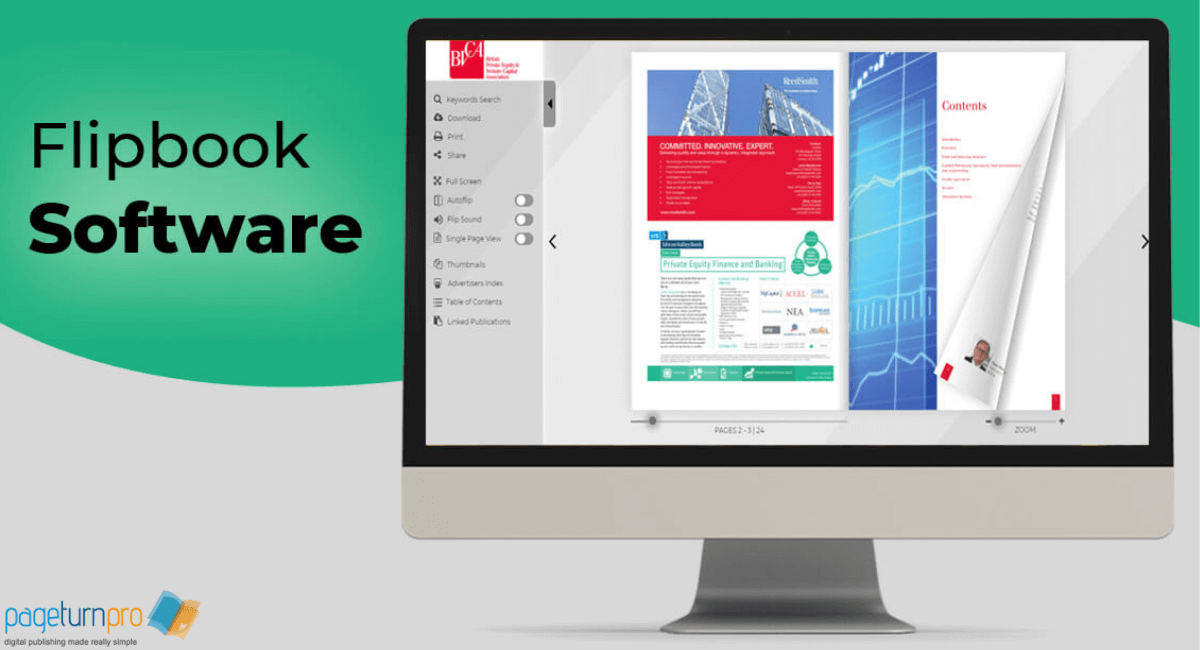 PDF flipbook software