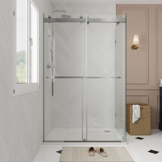 Frameless Sliding Glass Shower Doors