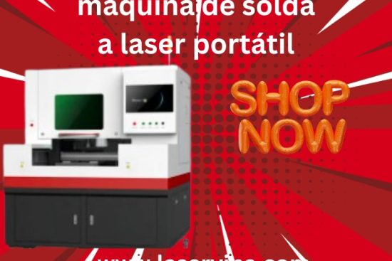 máquina de solda a laser portátil