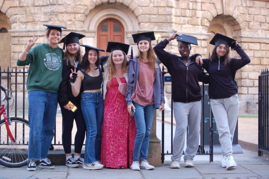 students-graduating-outside-radcliffe