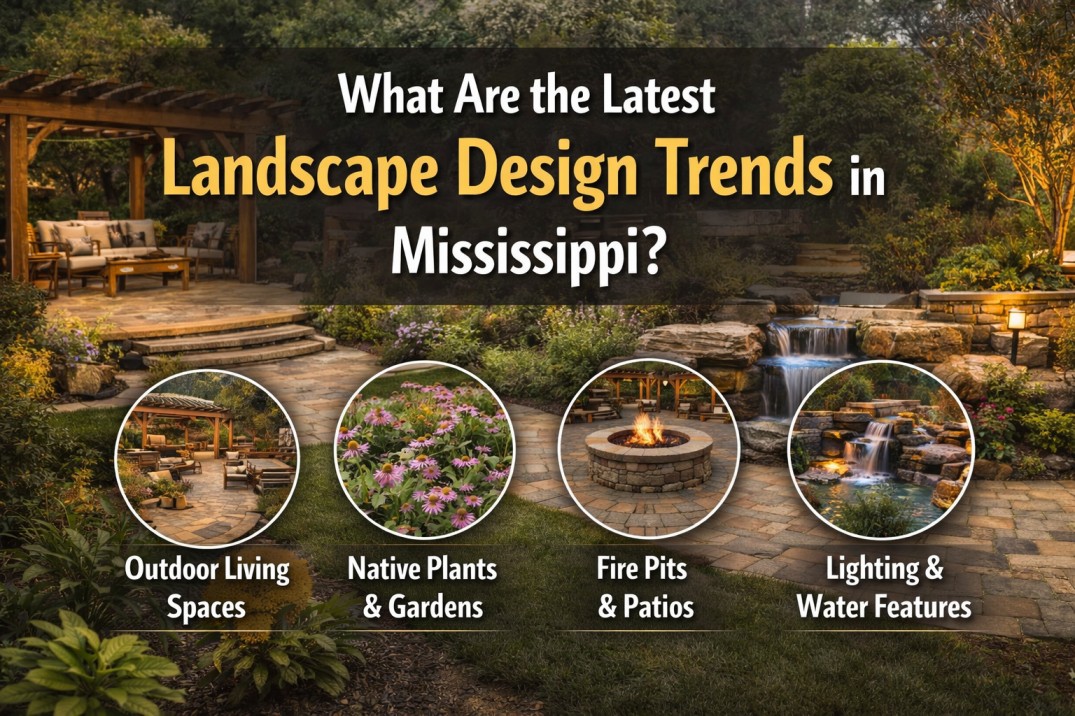 What Are the Latest Landscape Design Trends in Mississippi