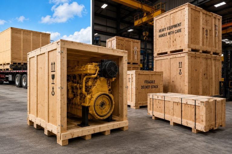 Best Custom Crate Manufacturers in California for Heavy Equipment and Industrial Shipping
