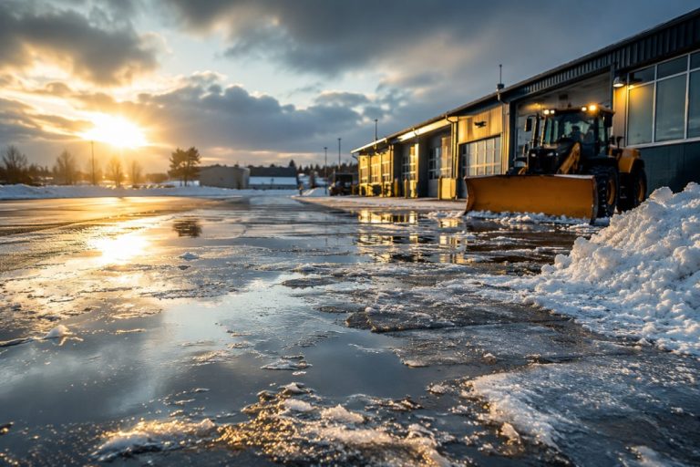 How Chinook Temperature Swings Complicate Commercial Snow Planning Before Ice Comes Back Harder